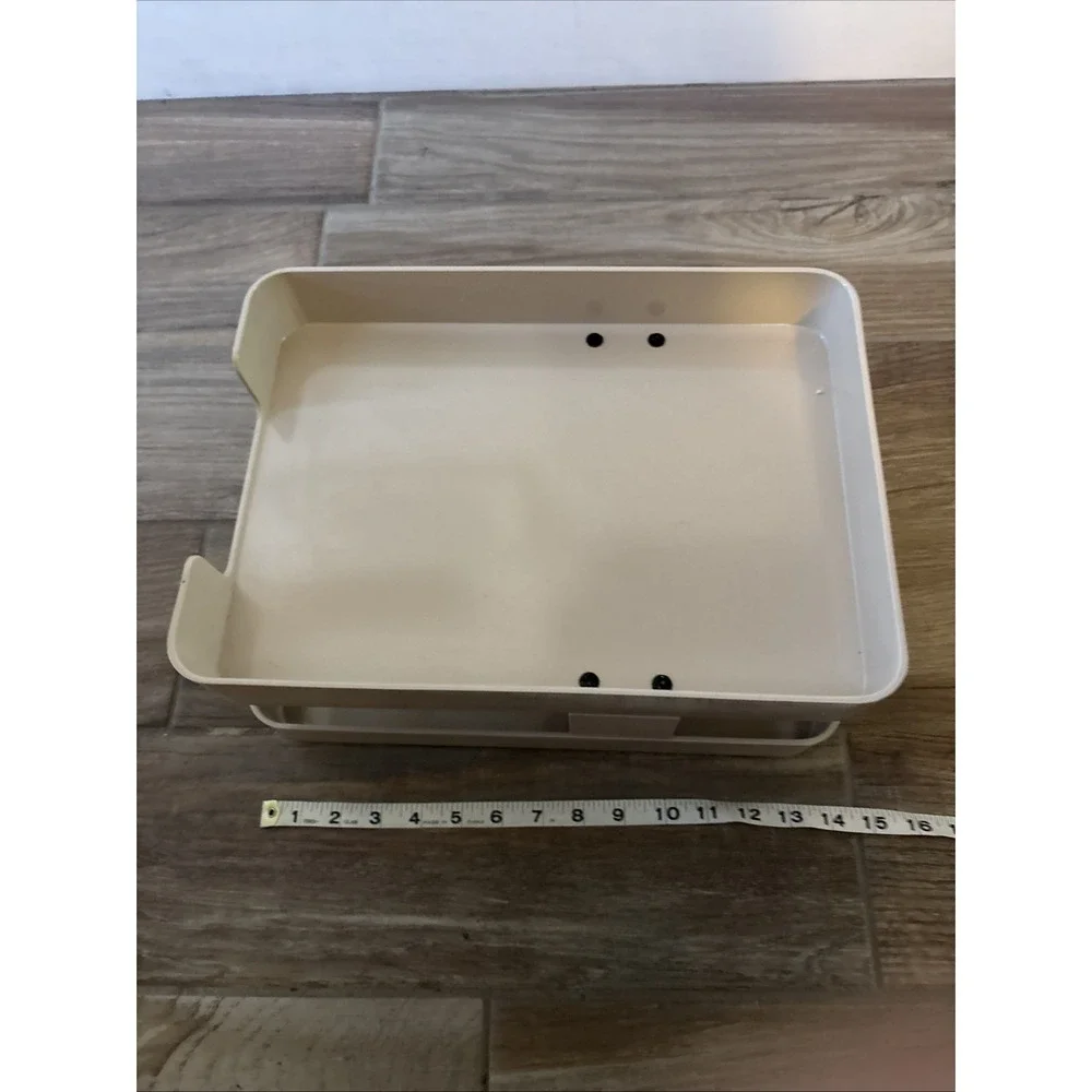 William Sklaroff Radius One Desk Organizer Tray Tan Beige Vintage Mid Century